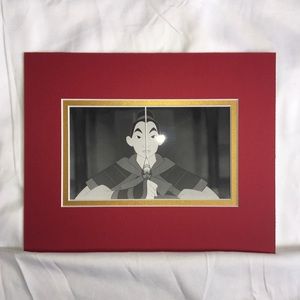 Mulan Warrior glossy art matted animated empowered